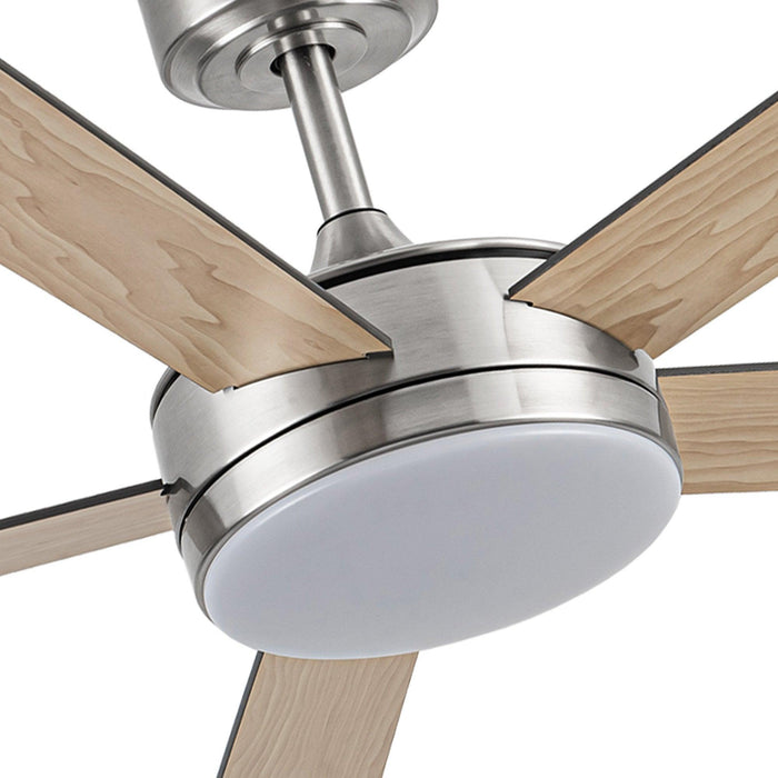 Vaczon 48" 5 Blades Industrial DC Motor Ceiling Fan with LED Lighting and Remote Control - Sweatfully