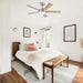 Vaczon 48" 5 Blades Industrial DC Motor Ceiling Fan with LED Lighting and Remote Control - Sweatfully