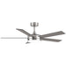 Vaczon 48" 5 Blades Industrial DC Motor Ceiling Fan with LED Lighting and Remote Control - Sweatfully