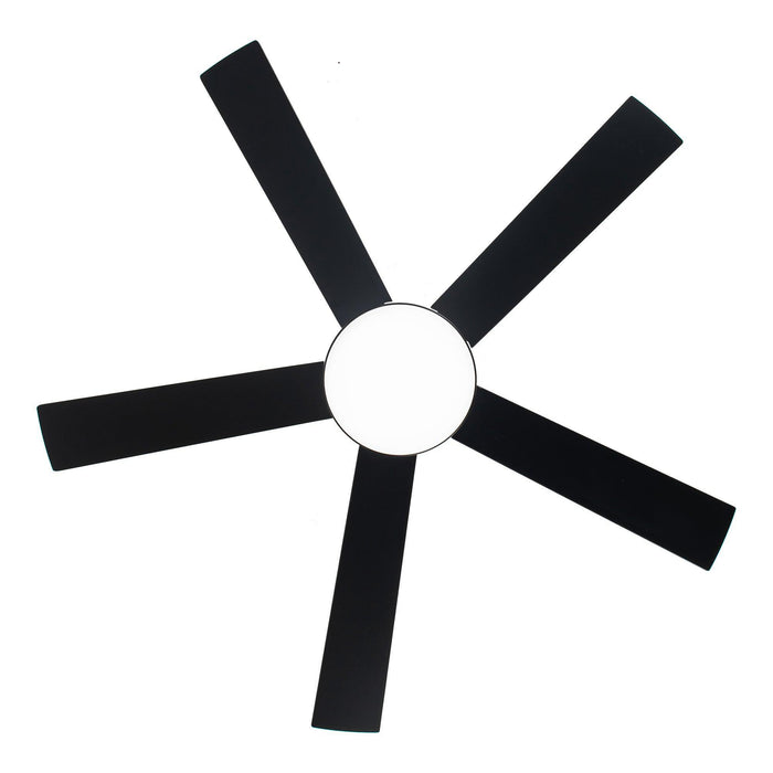 Vaczon 48" 5 Blades Industrial DC Motor Ceiling Fan with LED Lighting and Remote Control - Sweatfully