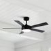Vaczon 48" 5 Blades Industrial DC Motor Ceiling Fan with LED Lighting and Remote Control - Sweatfully