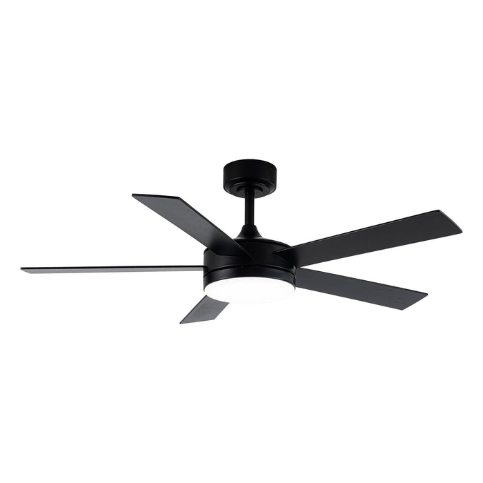 Vaczon 48" 5 Blades Industrial DC Motor Ceiling Fan with LED Lighting and Remote Control - Sweatfully