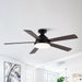 52" Vaczon Ceiling Fan with LED Light and Remote Control - Sweatfully