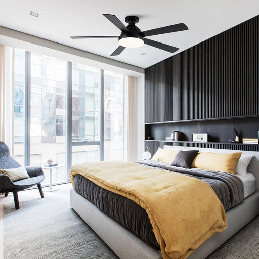 52" Vaczon Ceiling Fan with LED Light and Remote Control - Sweatfully