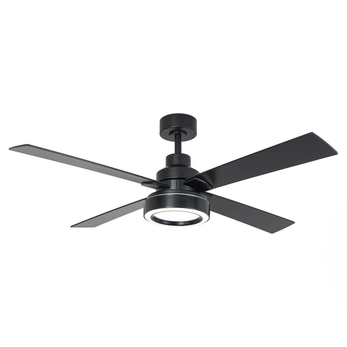 Vaczon 52" Down Mount Ceiling Fan with LED Light and Remote Control - Sweatfully