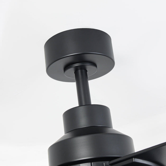 Vaczon 52" Down Mount Ceiling Fan with LED Light and Remote Control - Sweatfully