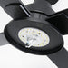 Vaczon 52 Inch 4 Blades DC Motor Modern Downrod Ceiling Fan with LED Light and Remote Control - Sweatfully