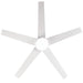 52" Vaczon 5 Blades Ceiling Fan with LED Light and Remote Control - Sweatfully