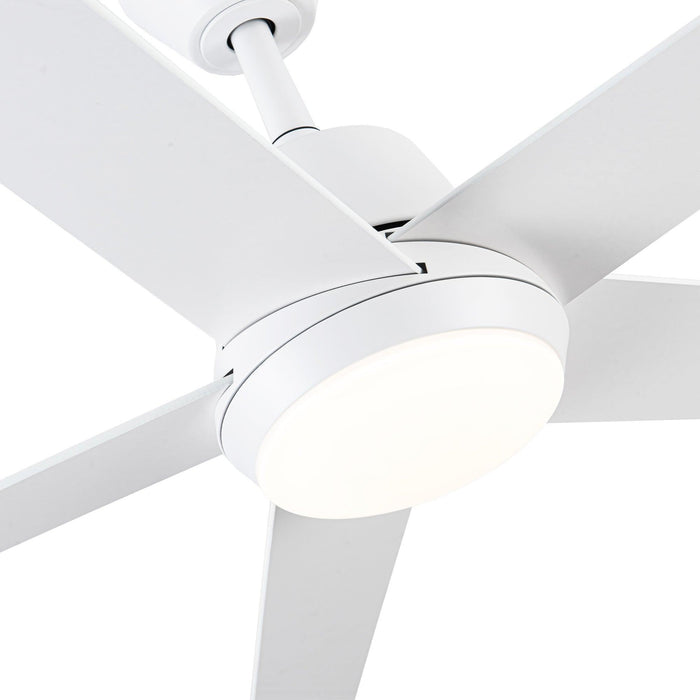 52" Vaczon 5 Blades Ceiling Fan with LED Light and Remote Control - Sweatfully