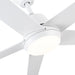 52" Vaczon 5 Blades Ceiling Fan with LED Light and Remote Control - Sweatfully