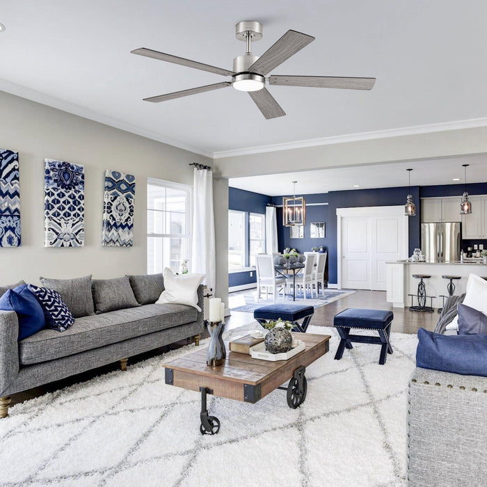 Vaczon 52" DC Motor Ceiling Fan with LED Lighting and Remote Control - Sweatfully