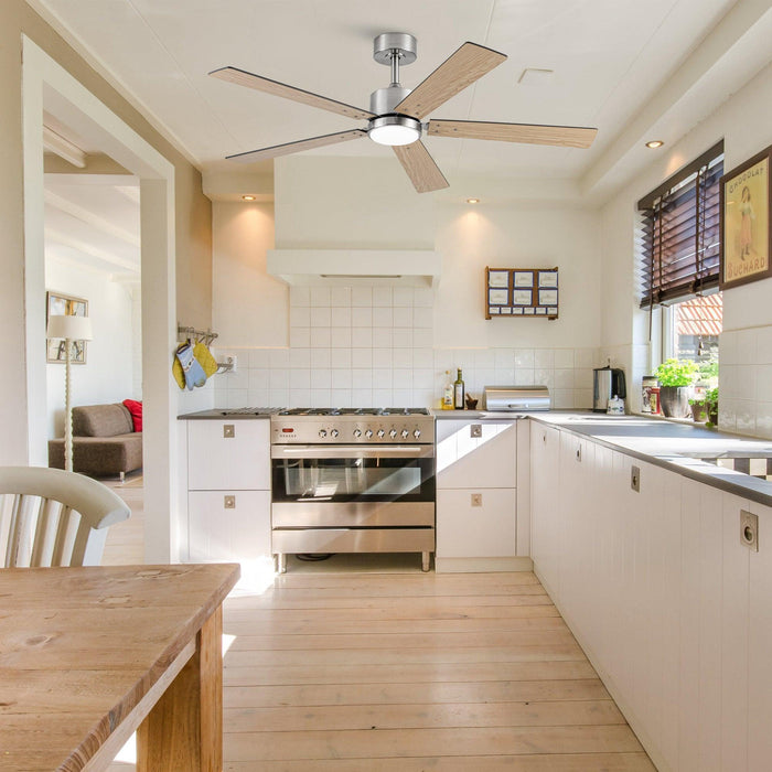 Vaczon 52" DC Motor Ceiling Fan with LED Lighting and Remote Control - Sweatfully