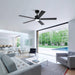 Vaczon 52" DC Motor Ceiling Fan with LED Lighting and Remote Control - Sweatfully