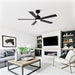 Vaczon 52" DC Motor Ceiling Fan with LED Lighting and Remote Control - Sweatfully