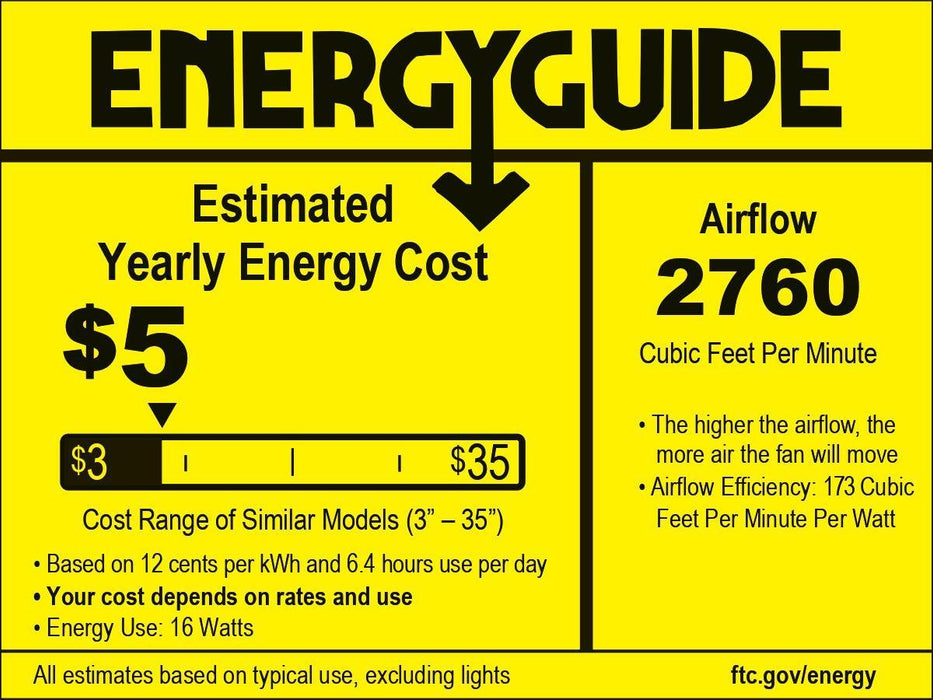 Vaczon 52" DC Motor Ceiling Fan with LED Lighting and Remote Control - Sweatfully