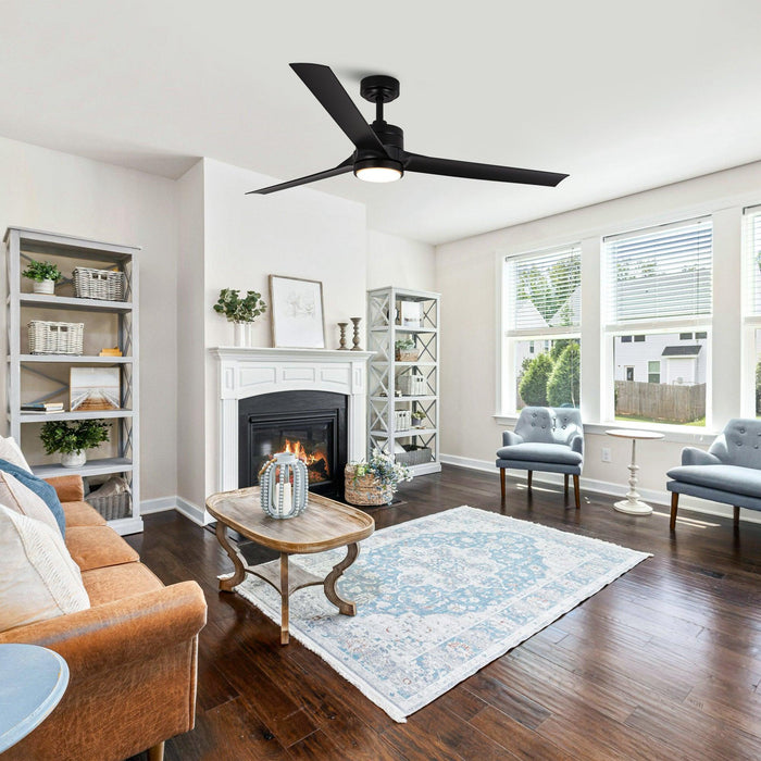 Vaczon 60" Industrial Fan with LED Lighting and Remote Control - Sweatfully