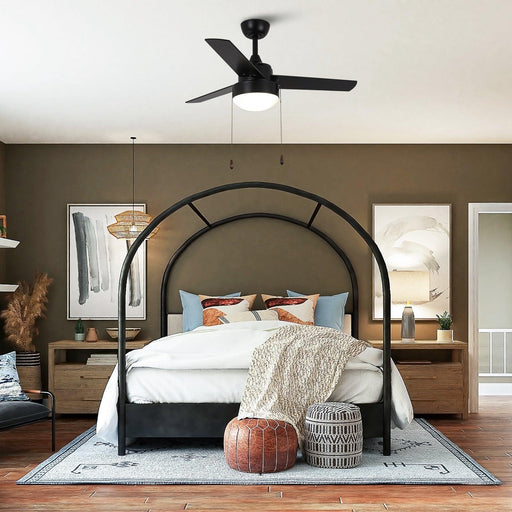 42" Vaczon 3 Blades Traditional Ceiling Fan with Pull Chain - Sweatfully