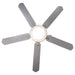 Vaczon 52 Inch Double-sided Blades Flush Mount LED Ceiling Fan with APP and Remote Control - Sweatfully