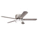 Vaczon 52 Inch Double-sided Blades Flush Mount LED Ceiling Fan with APP and Remote Control - Sweatfully