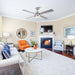 Vaczon 52" Down Mount Ceiling Fan with LED Light and Remote Control - Sweatfully
