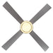 Vaczon 52" Down Mount Ceiling Fan with LED Light and Remote Control - Sweatfully