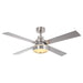 Vaczon 52" Down Mount Ceiling Fan with LED Light and Remote Control - Sweatfully