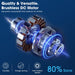Vaczon 52" Down Mount Ceiling Fan with LED Light and Remote Control - Sweatfully