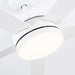 Vaczon 48" 5 Blades Industrial DC Motor Ceiling Fan with LED Lighting and Remote Control - Sweatfully