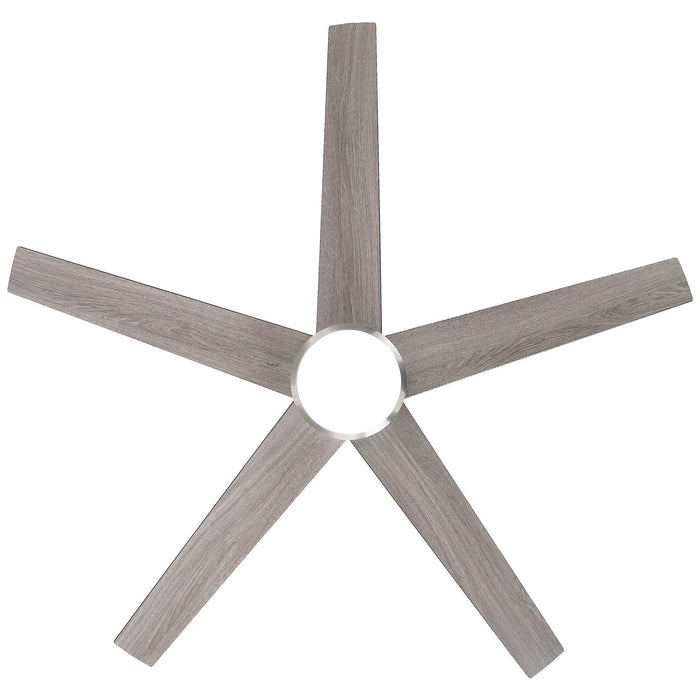 52" Vaczon 5 Blades Ceiling Fan with LED Light and Remote Control - Sweatfully