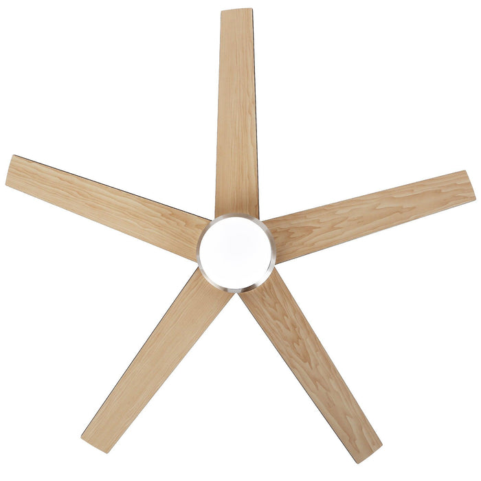 52" Vaczon 5 Blades Ceiling Fan with LED Light and Remote Control - Sweatfully