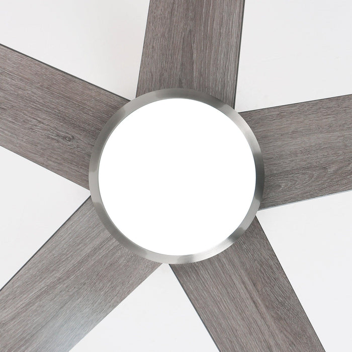 52" Vaczon 5 Blades Ceiling Fan with LED Light and Remote Control - Sweatfully