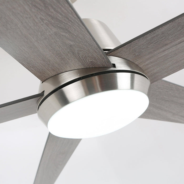 52" Vaczon 5 Blades Ceiling Fan with LED Light and Remote Control - Sweatfully