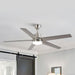 52" Vaczon 5 Blades Ceiling Fan with LED Light and Remote Control - Sweatfully
