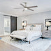 52" Vaczon 5 Blades Ceiling Fan with LED Light and Remote Control - Sweatfully