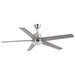 52" Vaczon 5 Blades Ceiling Fan with LED Light and Remote Control - Sweatfully