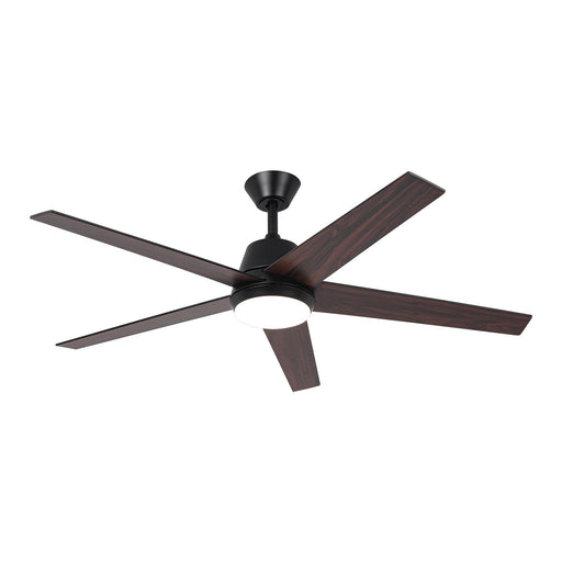 52" Vaczon 5 Blades Ceiling Fan with LED Light and Remote Control - Sweatfully