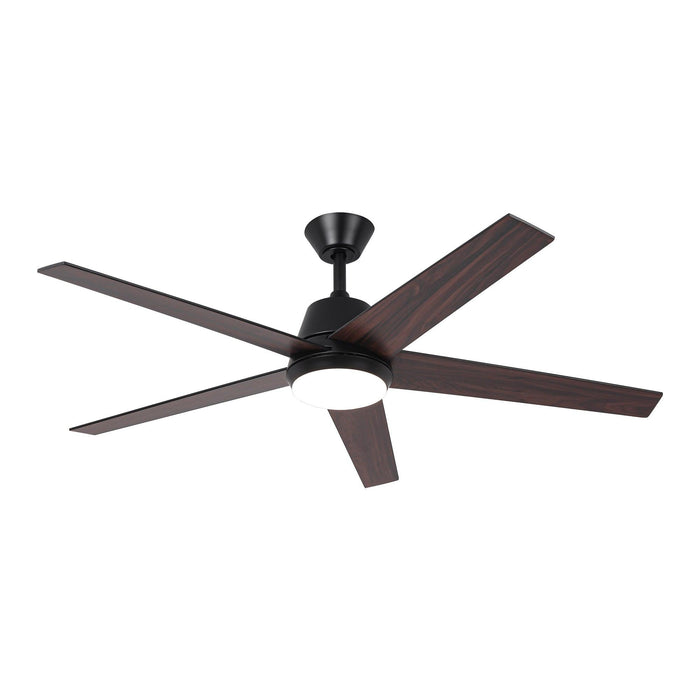 52" Vaczon 5 Blades Ceiling Fan with LED Light and Remote Control - Sweatfully