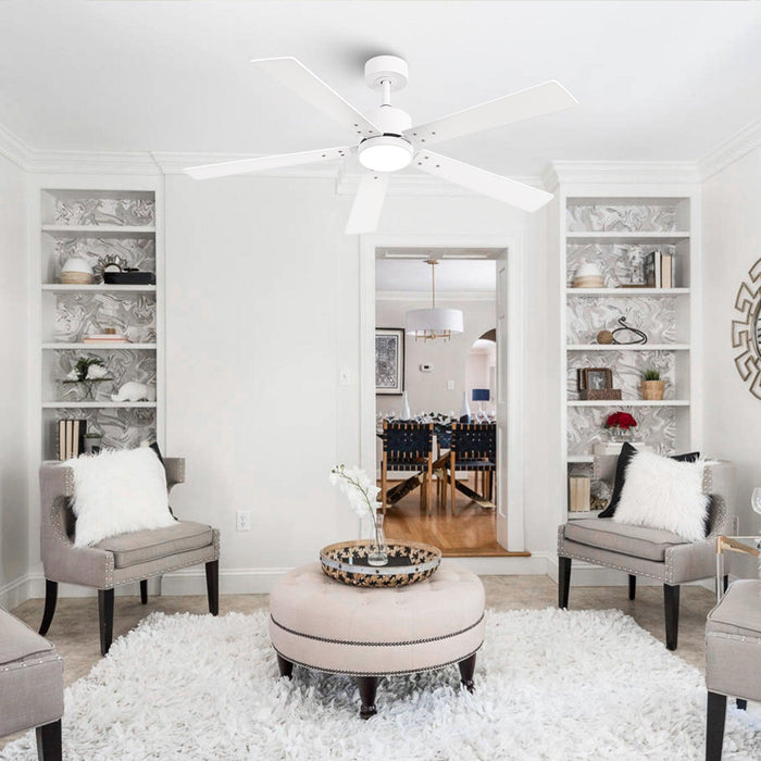 Vaczon 52" DC Motor Ceiling Fan with LED Lighting and Remote Control - Sweatfully