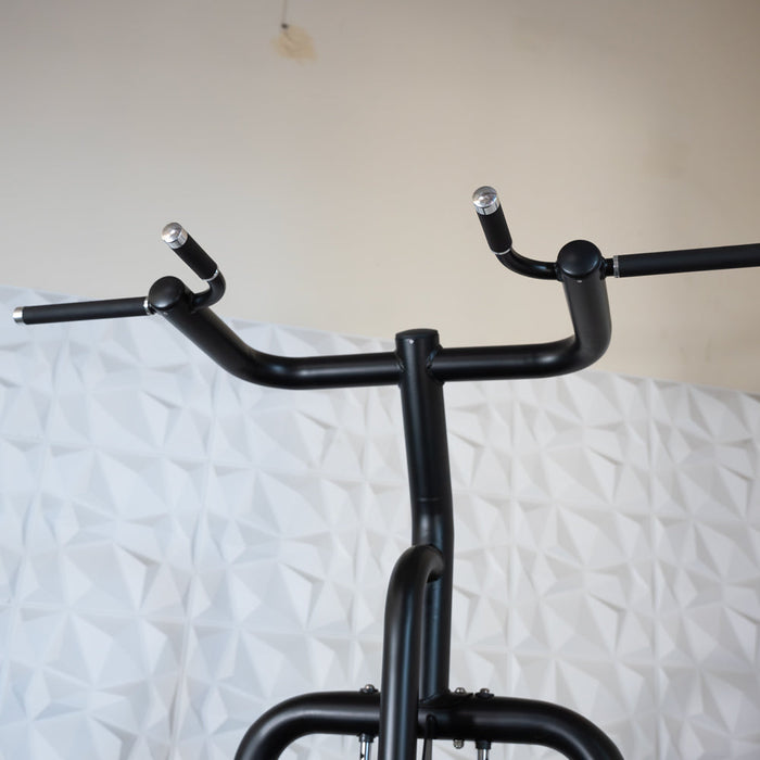 Vogue Assisted Chin/Dip - Muscle D Fitness - Adjustable - Pin Selectorized - Back Tricep Combo - Sweatfully