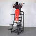 Vogue Assisted Chin/Dip - Muscle D Fitness - Adjustable - Pin Selectorized - Back Tricep Combo - Sweatfully