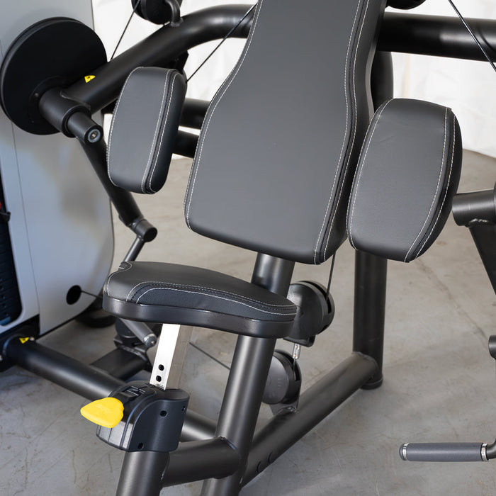Vogue Biceps Curl - Muscle D Fitness - Adjustable - Pin Selectorized - Arm Curl Machine - Sweatfully
