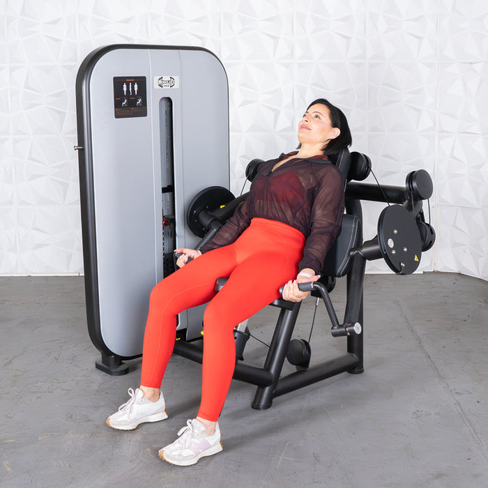 Vogue Biceps Curl - Muscle D Fitness - Adjustable - Pin Selectorized - Arm Curl Machine - Sweatfully