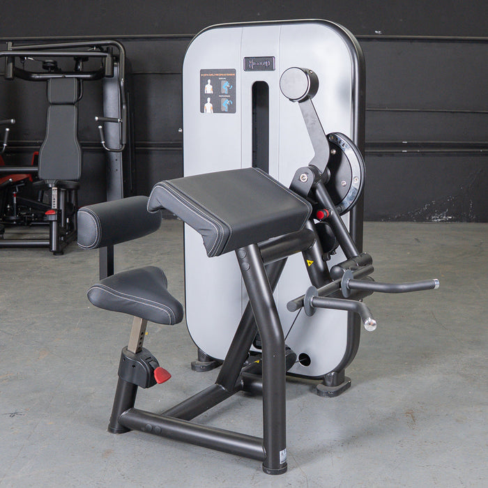 Vogue Biceps Triceps Combo | Commercial Selectorized Machine - Sweatfully