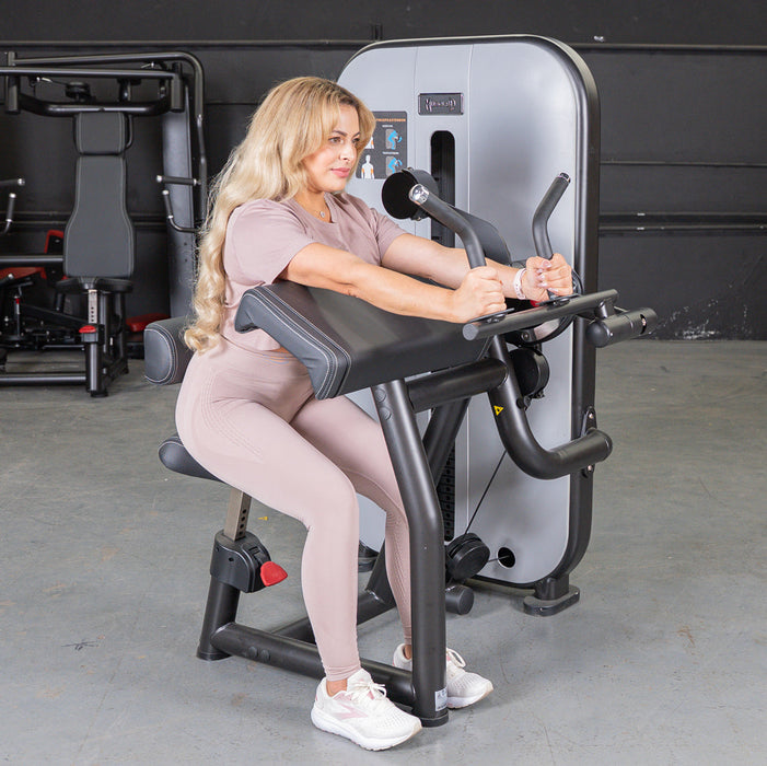 Vogue Biceps Triceps Combo | Commercial Selectorized Machine - Sweatfully