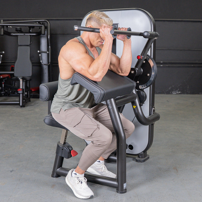 Vogue Biceps Triceps Combo | Commercial Selectorized Machine - Sweatfully