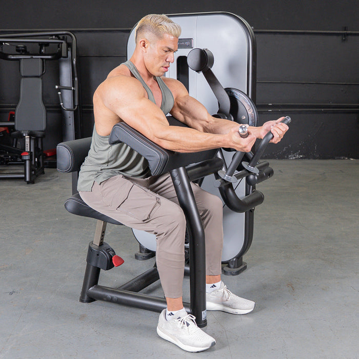 Vogue Biceps Triceps Combo | Commercial Selectorized Machine - Sweatfully
