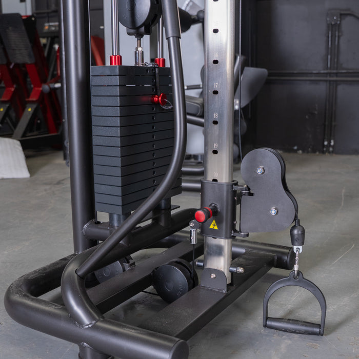 Vogue Cable Crossover - Muscle D Fitness - Pin Selectorized - Chest Back Combo Workouts - Sweatfully