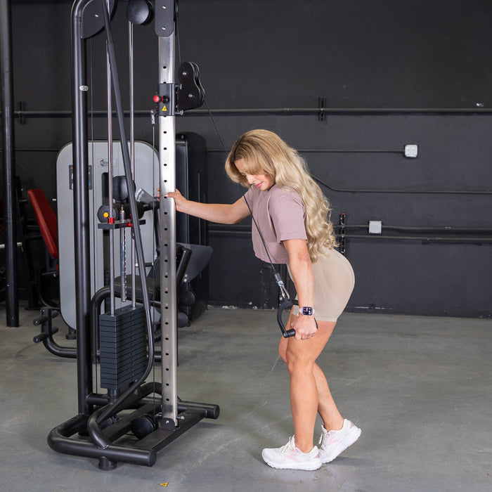 Vogue Cable Crossover - Muscle D Fitness - Pin Selectorized - Chest Back Combo Workouts - Sweatfully