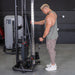Vogue Cable Crossover - Muscle D Fitness - Pin Selectorized - Chest Back Combo Workouts - Sweatfully