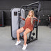 Vogue Chest Press - Muscle D Fitness - Adjustable Seat - Pin Selectorized - Pec Workout - Sweatfully